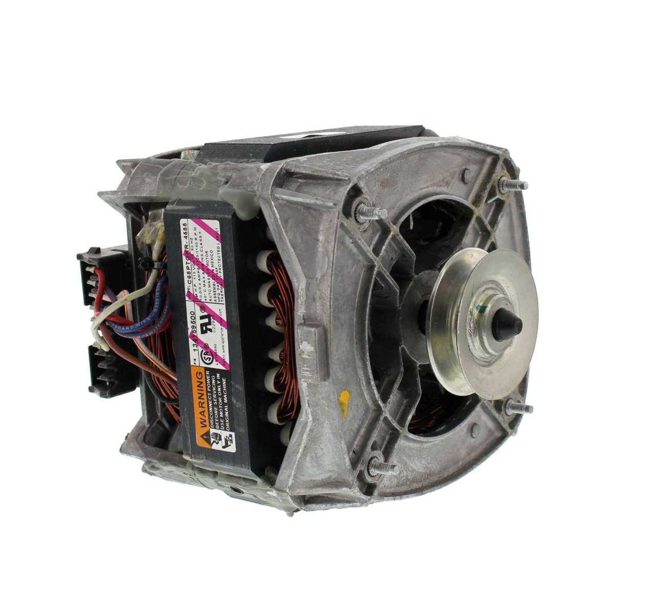 134159500 - Genuine OEM Frigidaire Load Washer Drive Motor With Pulley, 3/4Hp, 2 Speeds